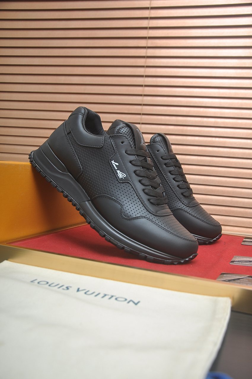Louis Vuitton Dark Gray Low-Top Sneakers — hero